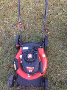 push mower and pressure washer