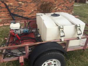 Commercial grade pressure washer trailer (Morehead)