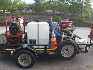 Pressure washer trailer package great deal! (McDonough)