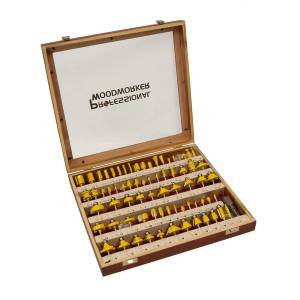 Professional Woodworker Router Bit Set (75-Piece) (Price and Broadway)