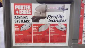 porter cable profile sander (cloquet)