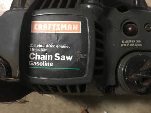 Craftsman 18 inch Chain Saw (Oklahoma)