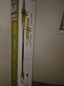 New Electric Pole + chain saw - Never used! (North Las Vegas)