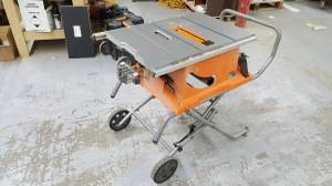 Ridgid protable table saw (CHAMBLEE)