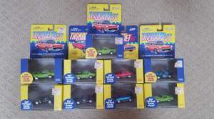 Thunder Jets by Johnny Lightning HO scale slot cars lot of 9. (Louisville)