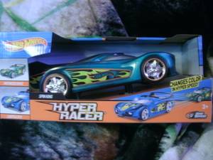 RC Vortex & 2 Hotwheels Hyper Racers