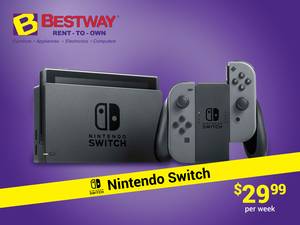 Nintendo Switch Console with JoyCon >> Just Make Weekly Payments! (Memphis)