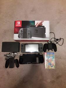 Barely used Nintendo Switch with Extras (Duncan)