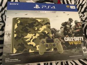 Call of Duty WWII Limited Edition PlayStation 4 1TB Bundle Ps4 (Chantilly)