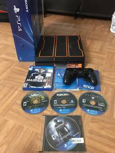 Mint PlayStation 4 cod bo3 edition & five games (Cherry hill)