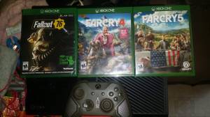 Xbox one and 3 games (DeRidder)