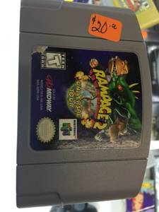 Rampage 2 universal tour n64 in excellent condition (garland, tx)