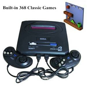 Sega Genesis Mega Drive 2 Video Game Console W/368 Games. U.S.