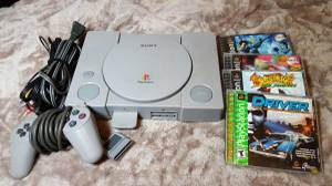 Playstation 1 PS1 System Console 4 games Great Condition! (Lakewood)
