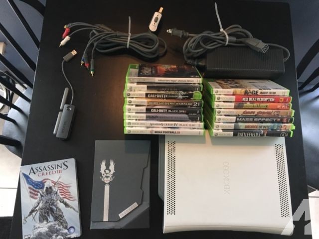 XBox 360 Console and 19 Game Bundle