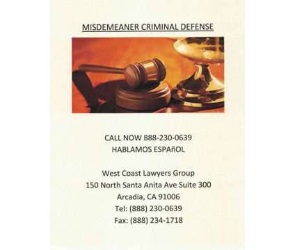 Misdemeanor Criminal Defense