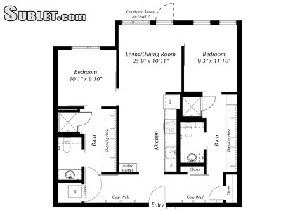 $1400 Two room for rent in Ballard