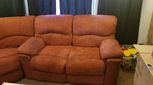 Free sectional couch, clothes, potting soil (North Las Vegas)