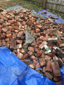 Free bricks from chimney removel (Ironton oh)