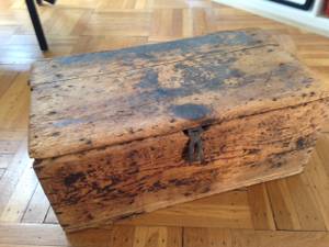 Antique Wooden Tool Box/Small Trunk (Bay Ridge, Brooklyn)