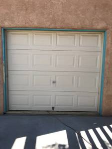 (Pending Pickup) Single Garage Door with Track and Springs (Netherwood Park)