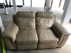 Free Leather Recliner Love seat!