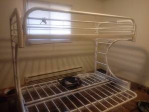 Free bunk bed frame (West jordan)