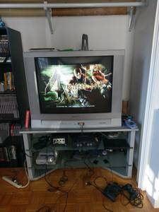 TV and stand for gaming (Charlottesville)