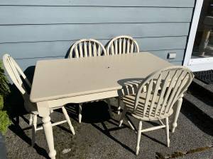 Free Outdoor Table with 4 chairs