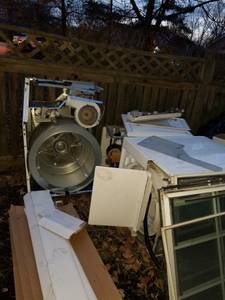 Free washer and dryer scrap metal