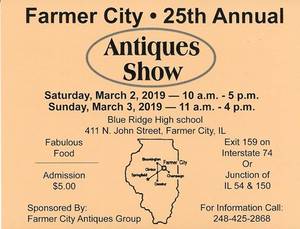 25th FARMER CITY ILLINOIS ANTIQUE SHOW & SALE (Farmer City, Illinois)
