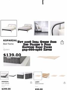 IKEA Bed Frames Mattress Giant XLBike with Krytonite Theft Insurance (Queens)