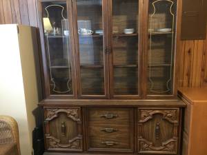 China Cabinet/Hutch, 2 Drawer Locking Wood File Cabinet (East Memphis)
