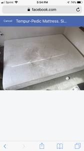Tempur-pedic Mattress $60 obo (Everett, WA)