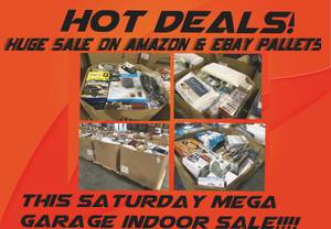 Saturday AMZN warehouse garage sale New items added - $123456 (3863 S.