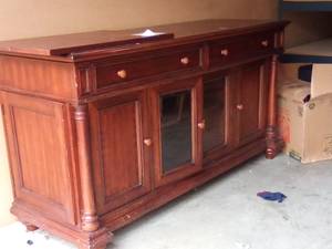 Buffet cherry wood solid armoire (Cougar mountain)