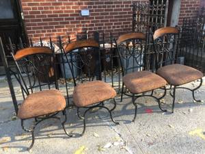 4 Comfy Dining Chairs - Free Local Delivery - Park Slope