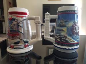 Budweiser Holiday Steins $20.00 (Southaven)