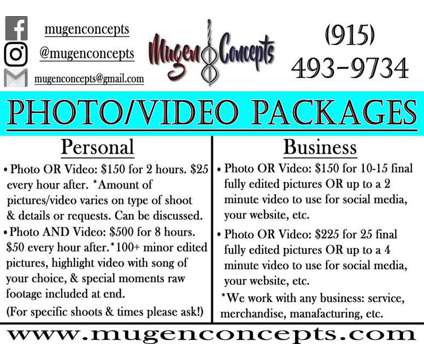 Photography & Video. Business or Personal