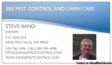 SandE Pest Control and Lawn Care