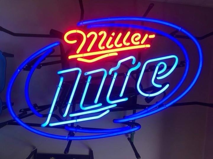 Neon Sign Miller Lite - For Sale Classifieds